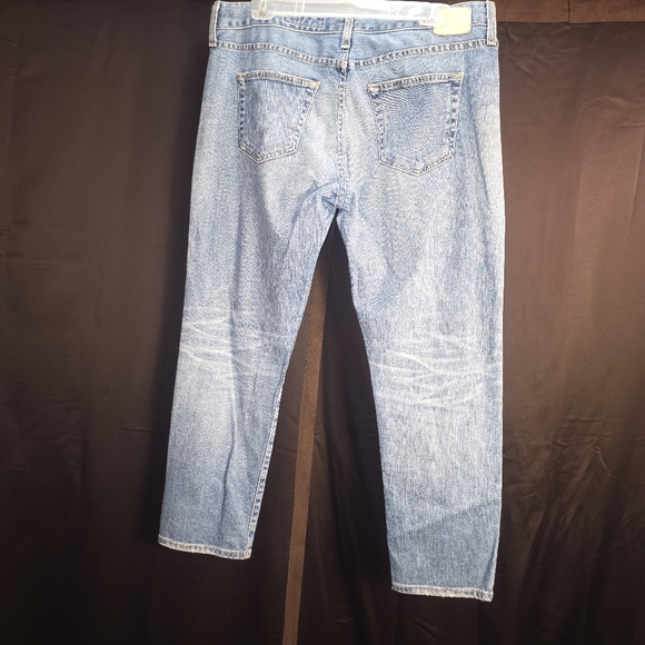 AG Adriano Goldschmied Jeans Womens 31R Blue The Ex-boyfriend Slouchy Distressed - Picture 7 of 16